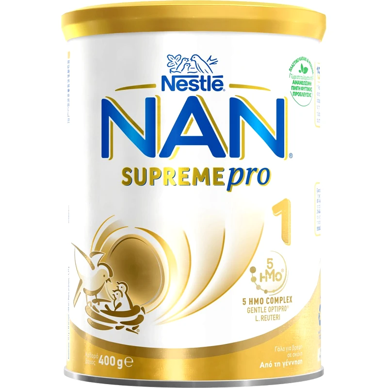 Nestle Nestle NAN Supreme pro 1 Γάλα σε Μορφή Σκόνης για Βρέφη Από τη Γέννηση Με Ολιγοσακχαρίτες Μητρικού Γάλακτος 400gr