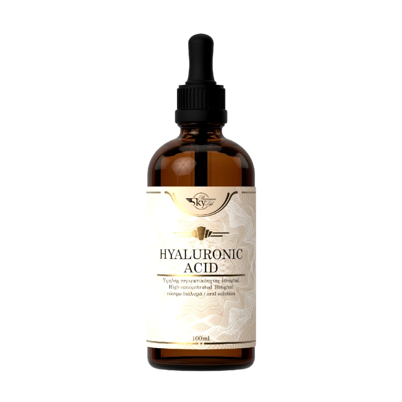 Sky Premium Life Sky Premium Life Hyaluronic Acid 10mg/ml Συμπλήρωμα Διατροφής, Υψηλής Περιεκτικότητας Υαλουρονικό Οξύ 100ml