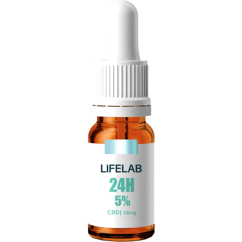 Lifelab Lifelab 24H 5% CBD 500mg Συμπλήρωμα Διατροφής Φυτικής Προέλευσης Κανναβιδιόλης σε Μορφή Ελαίου για Ισορροπία, Ευεξία, Αντιμετώπιση του Άγχους & Υποστήριξη της Ομοιόστασης για Χορήγηση Υπογλώσσια με Γεύση Πορτοκάλι 10ml