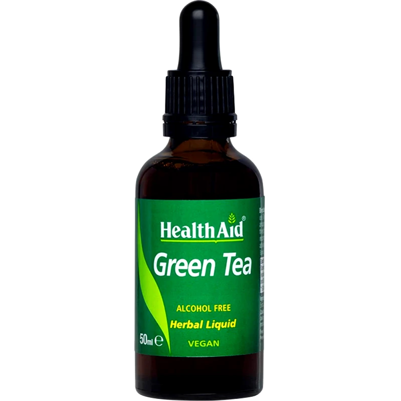Health Aid Health Aid Green Tea Herbal Liquid Συμπλήρωμα Διατροφής Εκχυλίσματος Πράσινου Τσαγιού σε Πόσιμο Υγρό για Αύξηση του Μεταβολισμού & Απώλεια Βάρους με Ισχυρές Αντιοξειδωτικές Ιδιότητες 50ml
