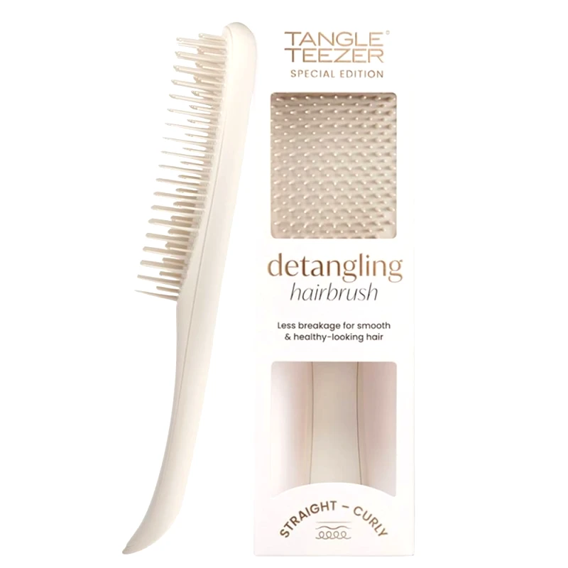 Tangle Teezer Tangle Teezer Special Edition The Ultimate Detangler Straight & Curly Hairbrush Βούρτσα για Εύκολο Ξεμπέρδεμα για Δυνατά & Σγουρά Μαλλιά 1 Τεμάχιο - Pumice Gray