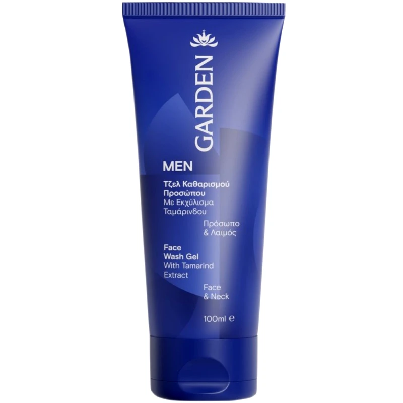 Garden Garden With Tamarind Extract Face & Neck Wash Gel Ενυδατικό Τζέλ Καθαρισμού Προσώπου με Έλαιο Ταμάρινδου για Πρόσωπο & Λαιμό για Αναζωογόνηση 100ml
