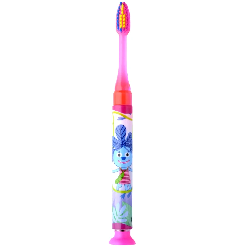 Gum Gum Light-Up Junior 6+ Soft Toothbrush with Timer Light Παιδική Μαλακή Οδοντόβουρτσα με Φωτεινή Ένδειξη 1 Τεμάχιο - Ροζ