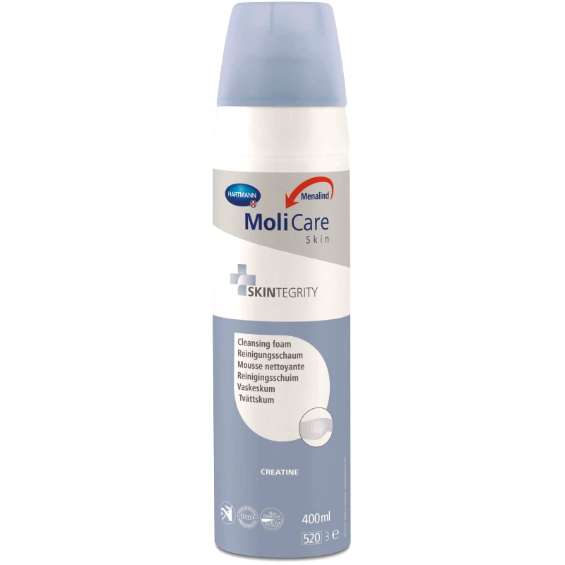 HARTMANN Hartmann Menalind Molicare Skintegrity Cleansing Foam Ήπιος Αφρός Καθαρισμού για Άτομα με Ακράτεια 400ml