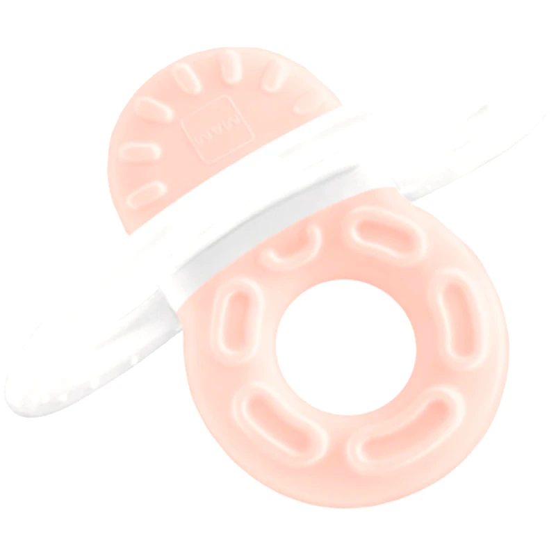 Mam Mam Bite & Relax Mini 2m+ Πολυκρίκος Οδοντοφυΐας Κατάλληλος για τα Μπροστινά Δοντάκια 1 Τεμάχιο, Κωδ 55 - Ανοιχτό Ροζ