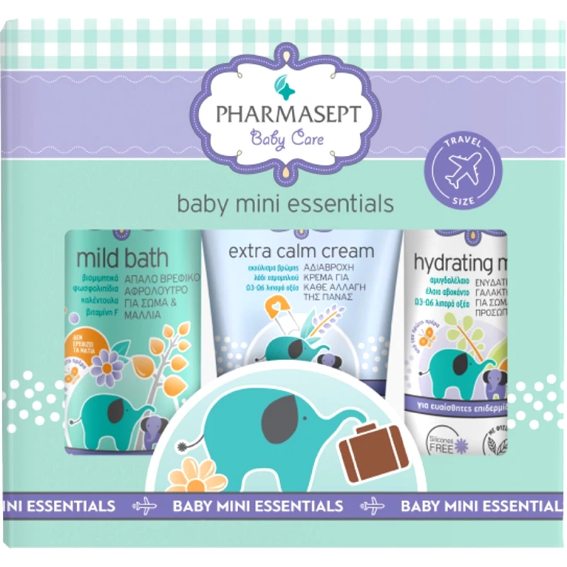 Pharmasept Pharmasept Promo Baby Care Hydrating Milk 40ml & Extra Calm Cream 40ml & Mild Bath 100ml