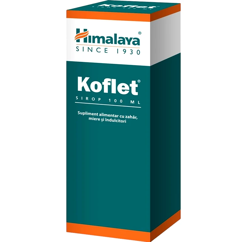 Himalaya Himalaya Koflet Syrup Συμπλήρωμα Διατροφής σε Σιρόπι με Εκχύλισμα Βοτάνων για την Αντιμετώπιση του Ξηρού & Παραγωγικού Βήχα που Καταπραΰνει τον Ερεθισμένο Φάρυγγα με Φυσικό Τρόπο & Γεύση 100ml