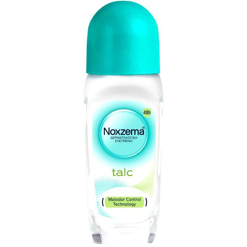 Noxzema Noxzema Roll-On Talc Αντιιδρωτικό Αποσμητικό Φιλικό με το Δέρμα 50ml