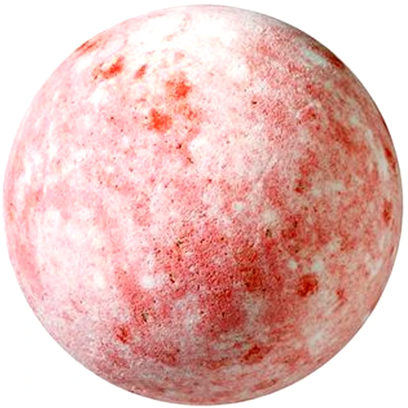 Fresh Line Fresh Line Strawberry & Milk Fizzing Bath Ball Αναβράζουσα Μπάλα Μπάνιου με Φράουλα & Γάλα για Γλυκιά & Παιχνιδιάρικη Διάθεση 180g