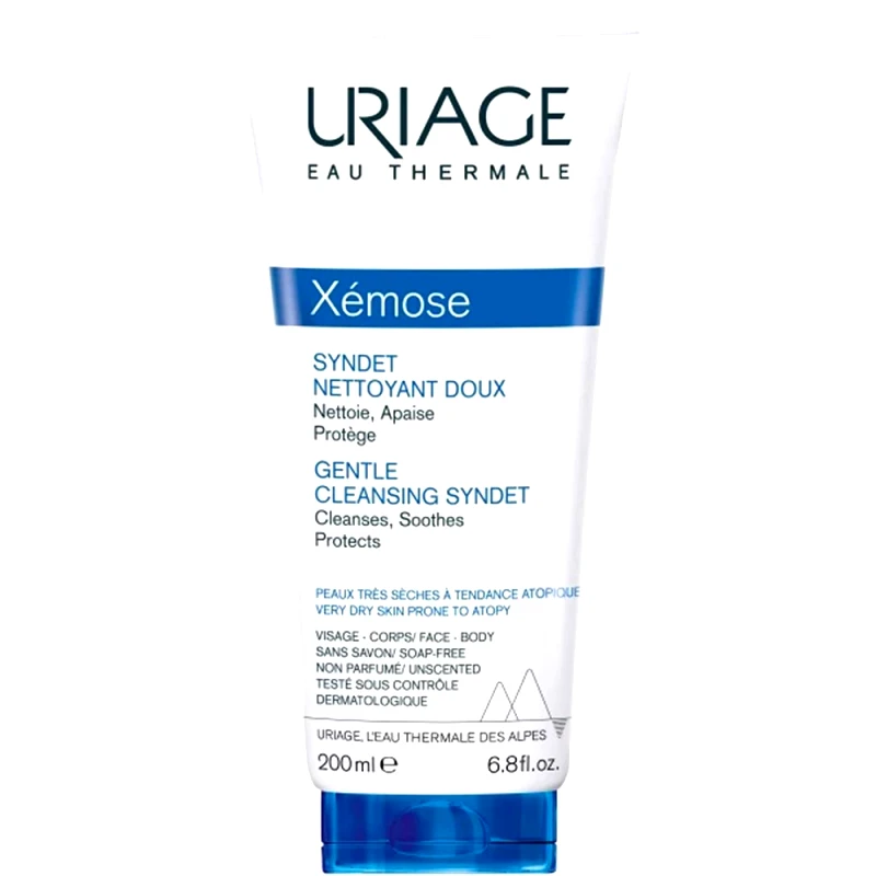 Uriage Uriage Xemose Gentle Cleansing Syndet Ήπια Κρέμα Gel Καθαρισμού για Πολύ Ξηρές Επιδερμίδες με Τάση Ατοπίας 200ml