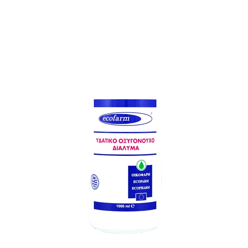 Ecofarm Ecofarm Hydrogen Peroxide Solution Υδατικό Οξυγονούχο Διάλυμα (Οξυζενέ) - 1000ml