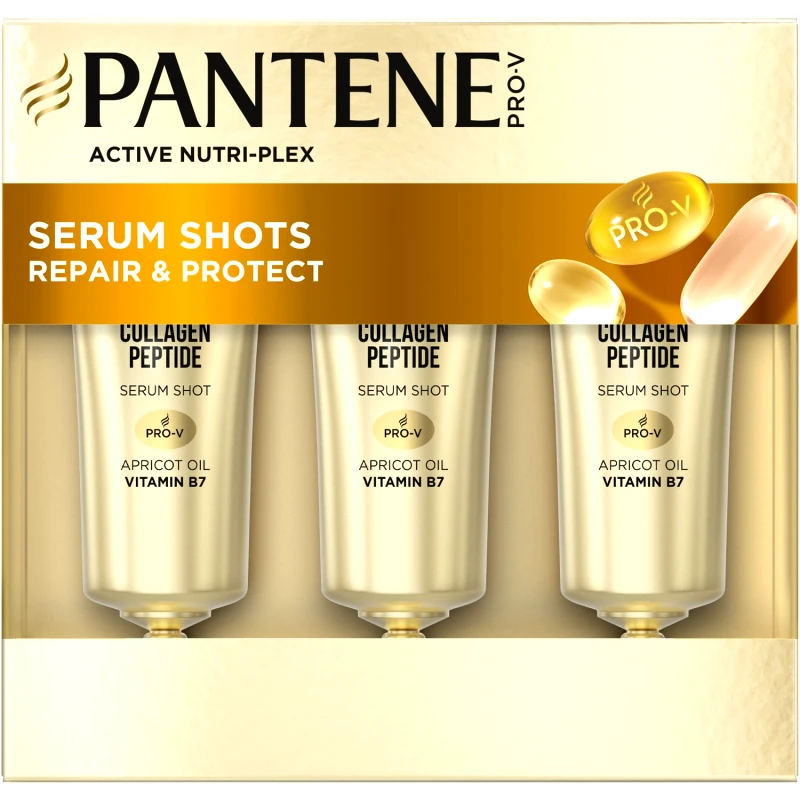 Pantene Pantene Repair & Protect Serum Shots Ορός Μαλλιών για Αναδόμηση & Προστασία για Ταλαιπωρημένα Μαλλιά 3x15ml