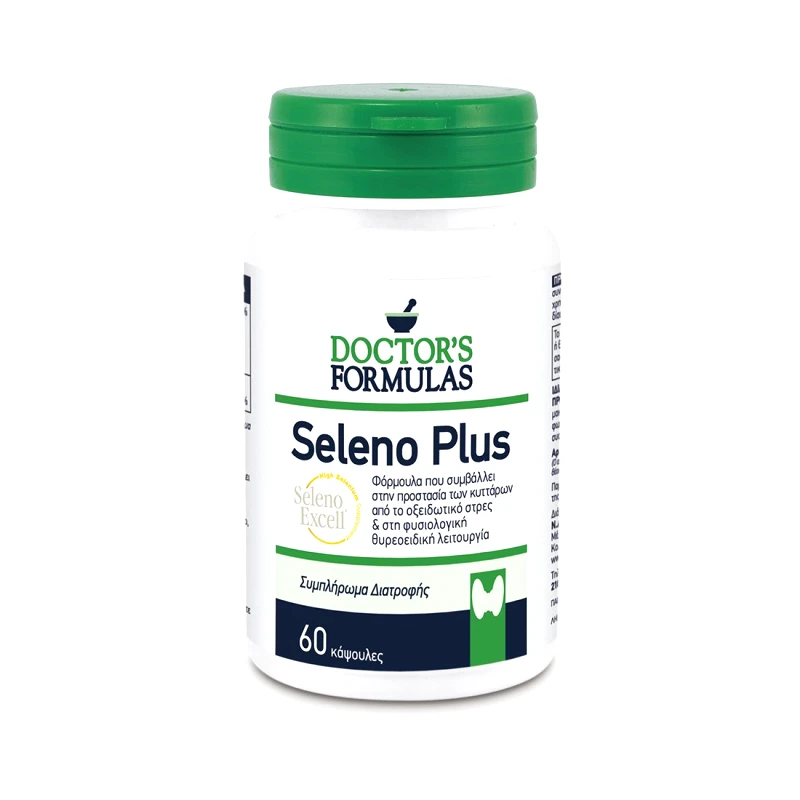 Doctor's Formulas Doctor's Formulas Seleno Plus Συμπλήρωμα Διατροφής που Συμβάλλει στην Προστασία των Κυττάρων από το Οξειδωτικό Στρες 60caps