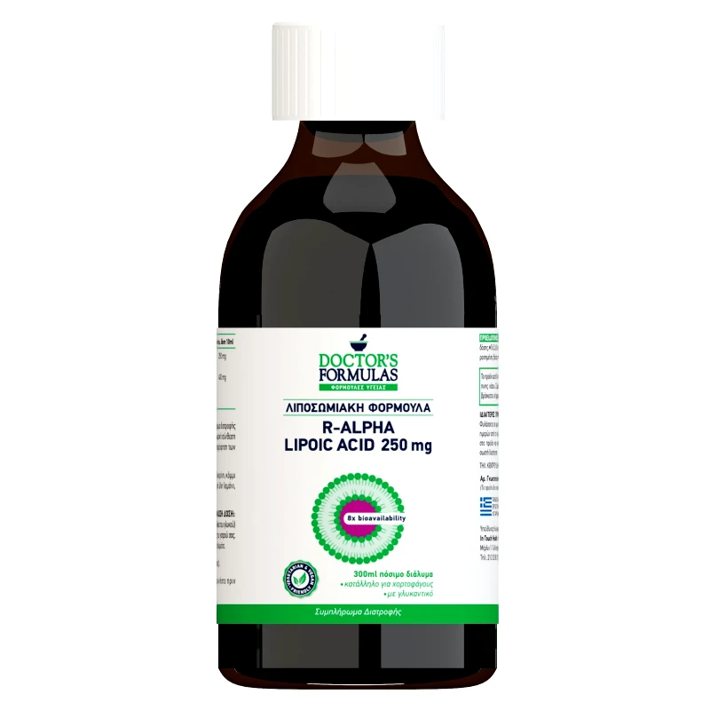 Doctor's Formulas Doctor's Formulas Λιποσωμιακό R-Alpha Lipoic Acid 250 mg 300 ml