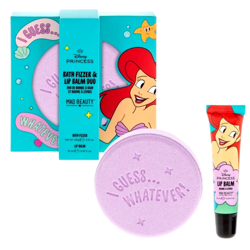 Mad Beauty Mad Beauty Promo Bath Fizzers 100g & Lip Balm 10ml