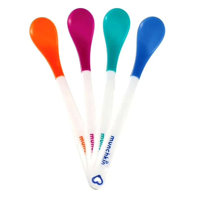 Munchkin Munchkin White Hot Safety Spoons Κουτάλια Ασφαλείας με Ειδοποίηση Υπερθέρμανσης White Hot 4m+, 4Τμχ