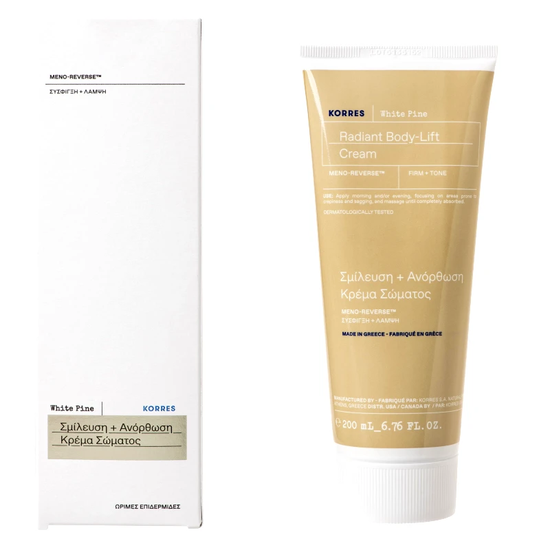 Korres Korres White Pine Radiant Body Lift Cream Κρέμα Σώματος Σμίλευσης & Ανόρθωσης με Λευκή Πεύκη 200ml