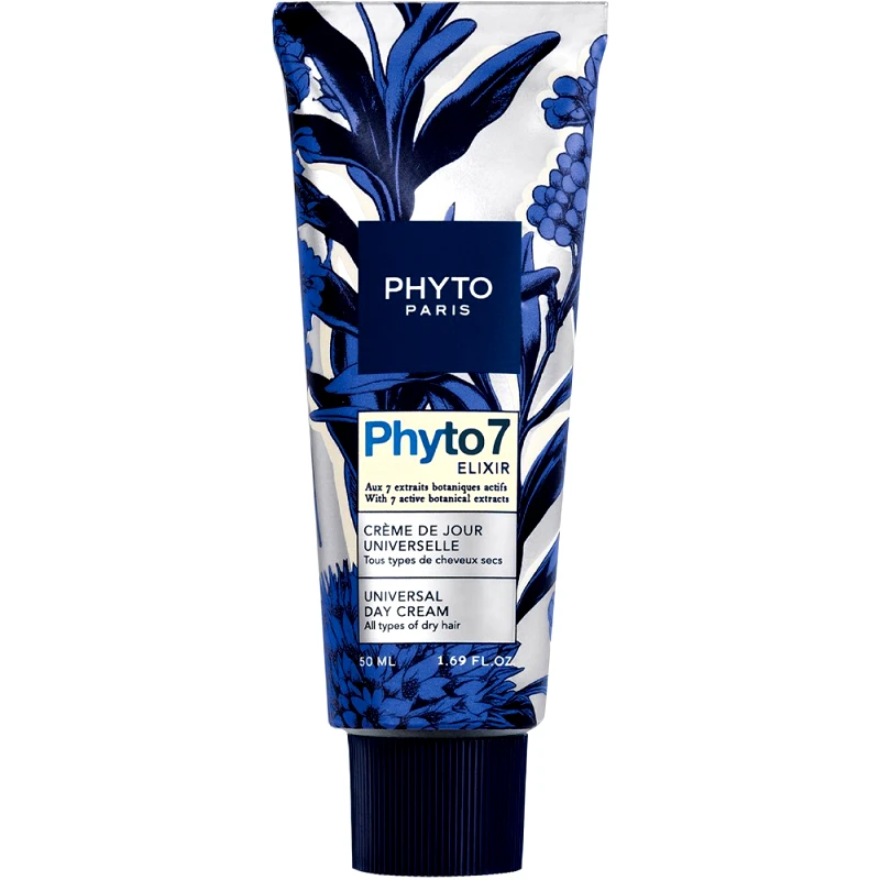 Phyto Paris Phyto 7 Elixir Universal Day Cream Κρέμα Ημέρας Εμπλουτισμένη με 7 Ενεργά Συστατικά για Όλους τους Τύπους Ξηρών Μαλλιών 50ml