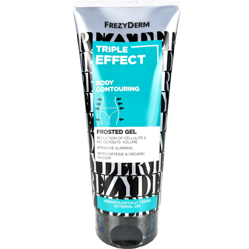 Frezyderm Frezyderm Triple Effect Contouring Frosted Gel Body Αδυνατίσματος & Μείωση της Κυτταρίτιδας με Καφεΐνη & Οργανικό Πυρίτιο 200ml