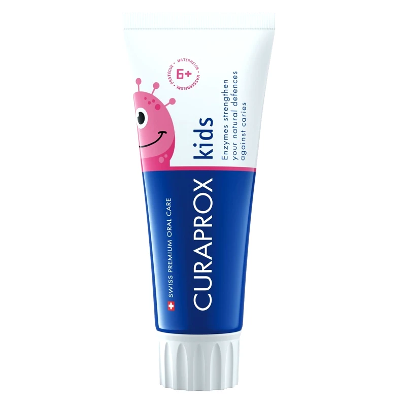 Curaprox Curaprox Kids 1450ppm Watermelon Παιδική Οδοντόκρεμα με Γεύση Καρπούζι για Παιδιά Από 6 Ετών και Άνω 60ml