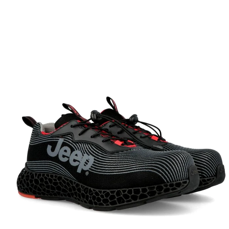 Σκαρπίνια ασφαλείας S1 JEEP AVENGER Jeep 7300-100 Μαύρο