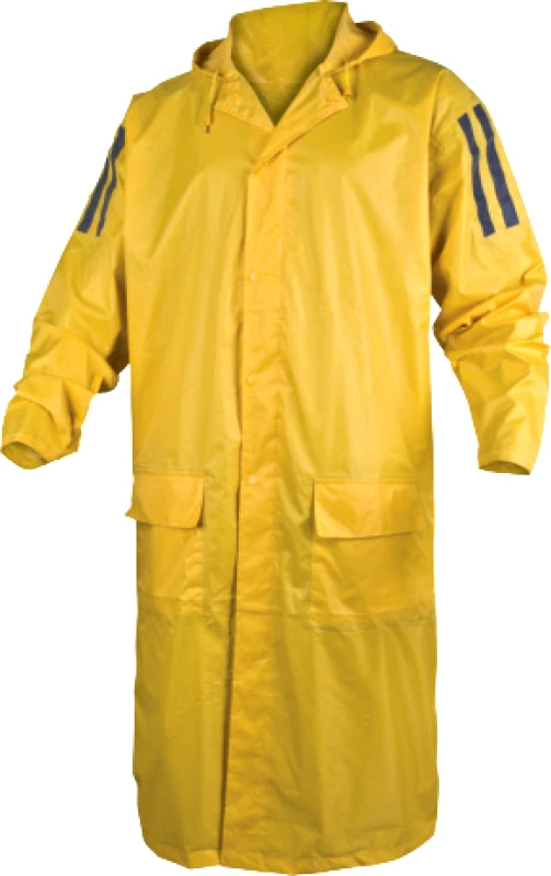 Αδιάβροχο πανωφόρι βροχής με επίστρωση Delta Plus MA400 Κίτρινο