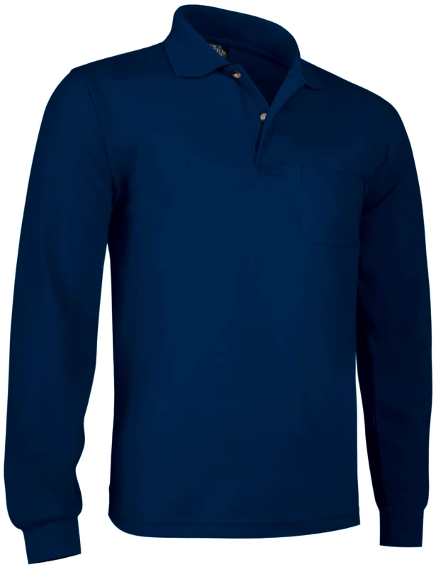 Μακρυμάνικο Polo Shirt BREDA Valento POVATLBMR Orion Navy Blue