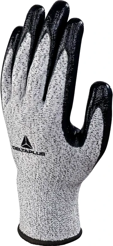 Γάντια Πλεκτά Econocut Παλάμη Επιχρισμένη με Νιτρίλιο (3 Ζεύγη) Delta Plus VENICUT33G3 Γκρι