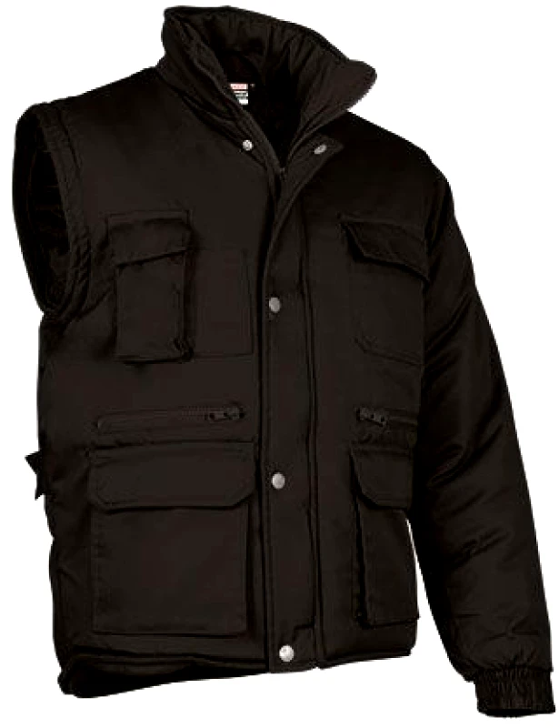 Μπουφάν Valento MIRACLE με αποσπώμενα μανίκια Μαύρο