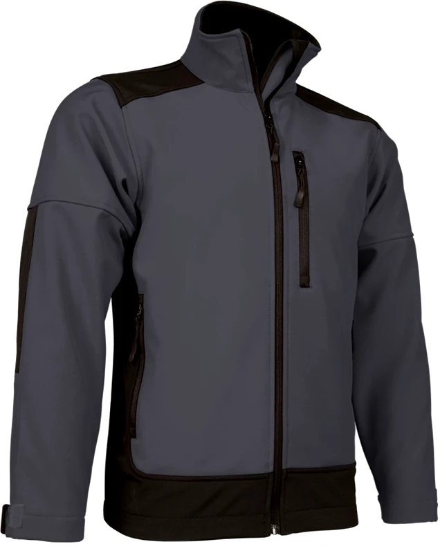 Μπουφάν Softshell SAPONI Valento CQVASAPGN Charcoal Grey-Black
