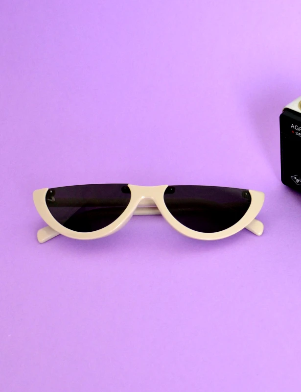 Huxley and Grace Γυναικεία γυαλιά ηλίου cat eye μπεζ Premium S2642G