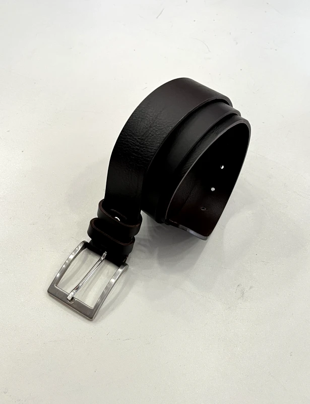 Huxley and Grace Ανδρική καφέ ζώνη δερμάτινη 250450K