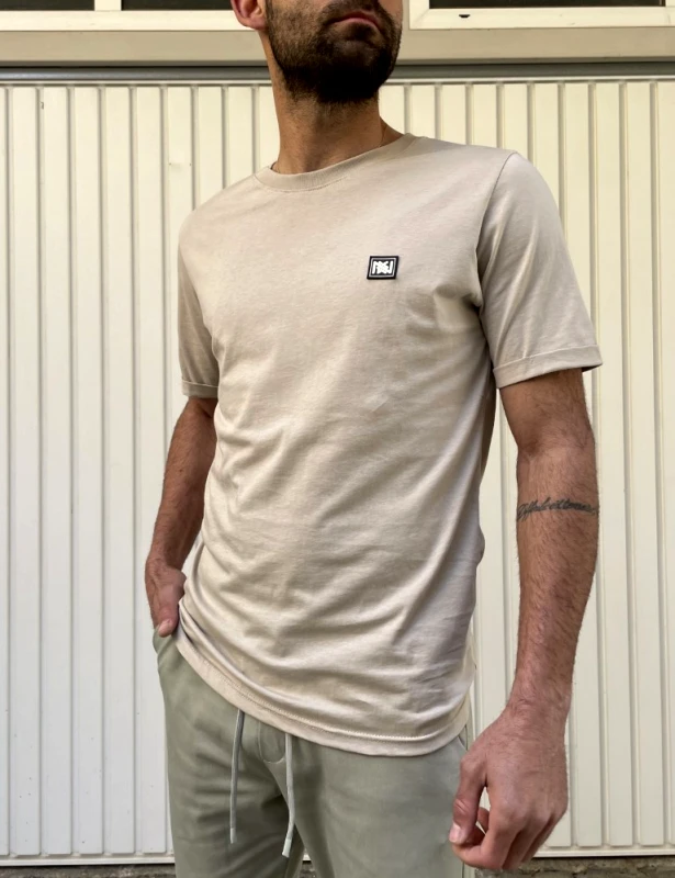 NDC NDC ανδρικό μπεζ T-shirt 2229100B