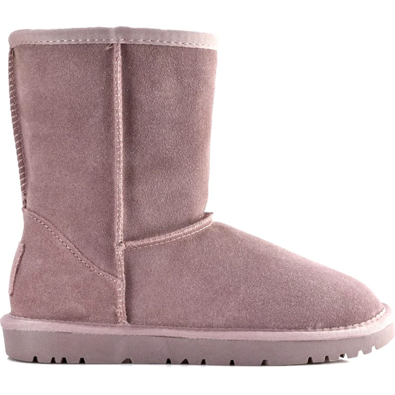 Kelara Ροζ δερμάτινο Australian Boot Kelara K21209