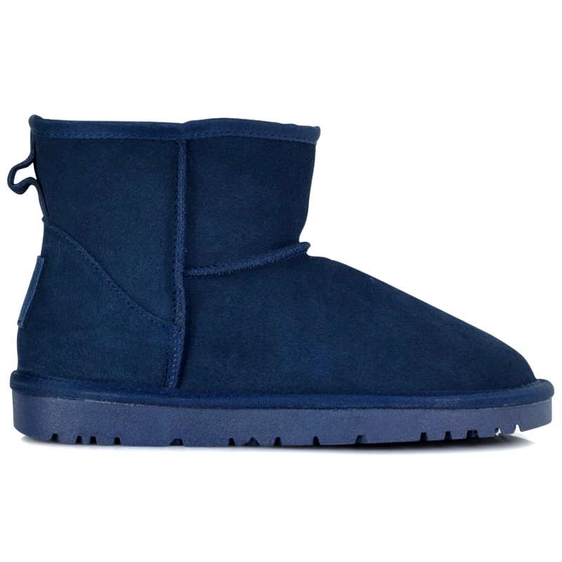 Kelara Μπλε χαμηλό δερμάτινο Australian Boot Kelara K21211
