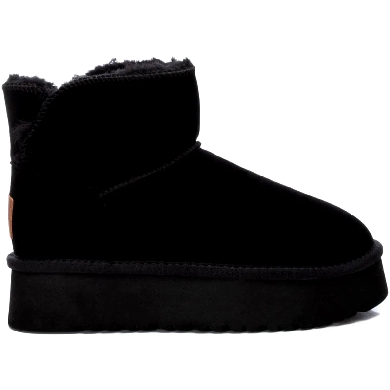 Carmela Carmela μαύρο δερμάτινο Australian Boot 162004