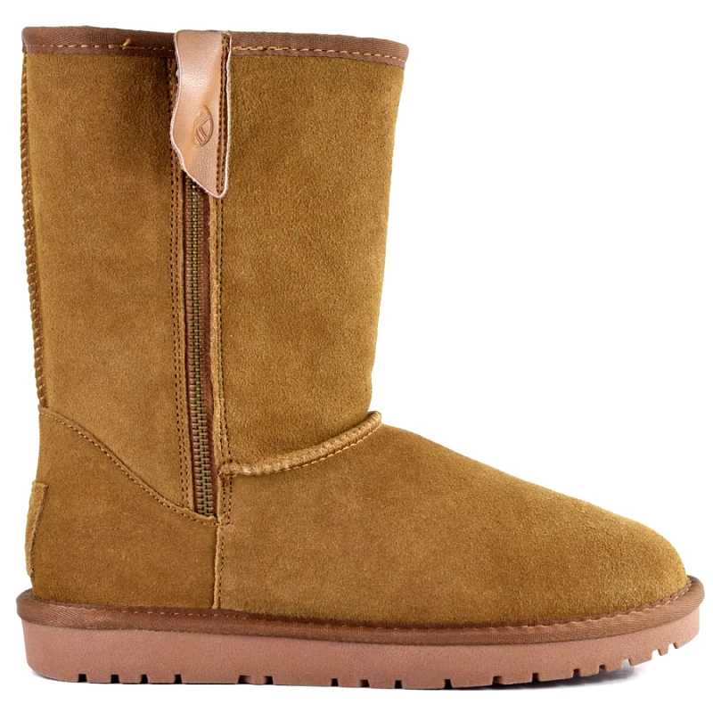 Kelara Καμελ δερμάτινο Australian Boot Kelara 41205