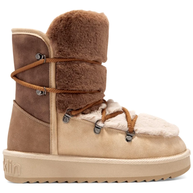 D.Franklin Μπεζ snow Boot D.Franklin DFSH370012