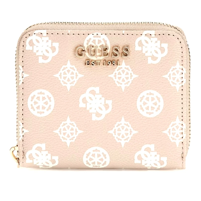 Guess Guess ροζ πορτοφόλι Laurel logo mini