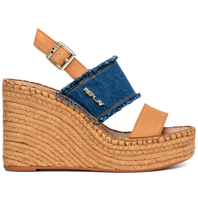 Replay REPLAY πλατφόρμα JESS DOUBLE DENIM