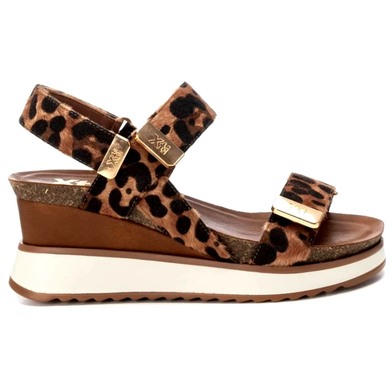 XTi Xti animal print χαμηλή πλατφόρμα 144592