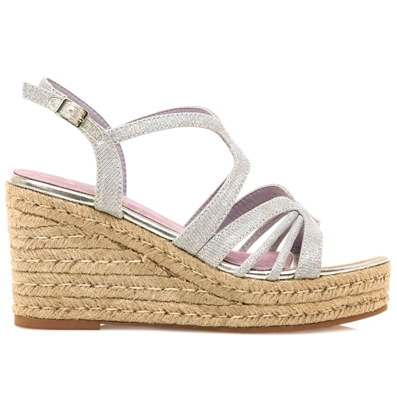 MariaMare MariaMare ασημί πλατφόρμα 68559