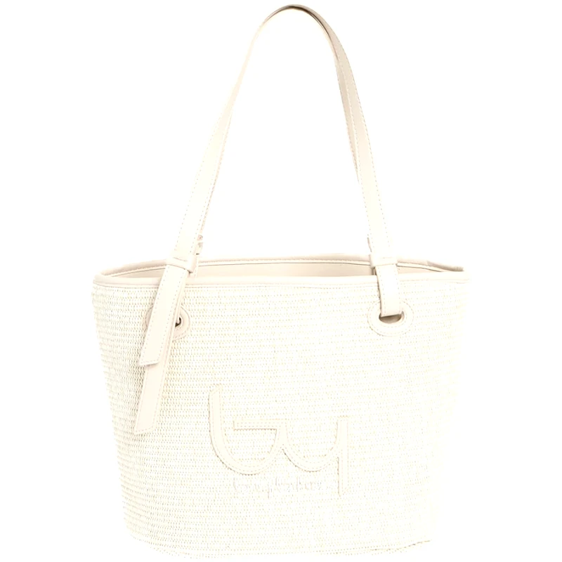 Byblos ByByblos μπεζ ψάθινη τσάντα CRETA