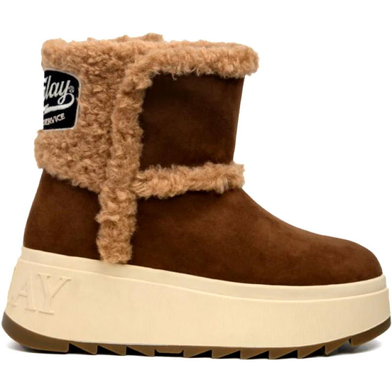 Replay REPLAY καφέ snow boot VIXXI HAIR