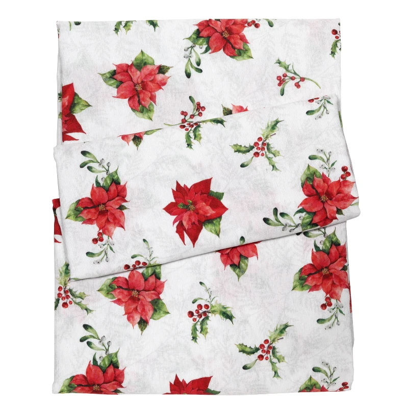 Das Home Χριστουγεννιάτικο Τραπεζομάντηλο Polycotton 140x180εκ. Christmas 0625 Das Home (Ύφασμα: 60% Cotton - 40% Polyester, Χρώμα: Κόκκινο) - Das Home - 426214150625