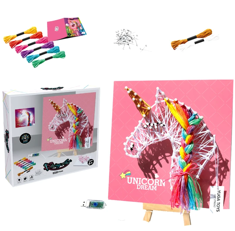 Toy Markt Σετ Χειροτεχνίας Μονόκερος 2in1 Με Φως & Usb Σε Κουτί 20x3x20εκ. Toy Markt 71-3302 - Toy Markt - 71-3302