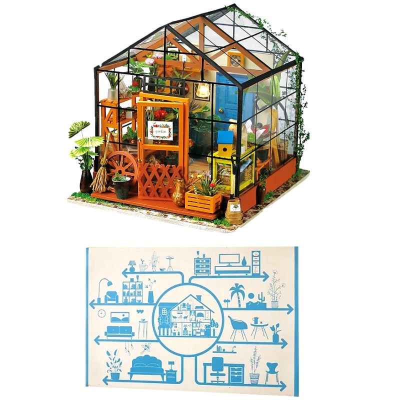 Toy Markt Σπιτάκι Θερμοκήπιο Μπαταρίας Σε Κουτί 32x5x21εκ. Toy Markt 77-1100 - Toy Markt - 77-1100