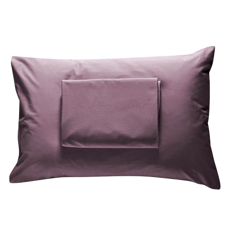 Sb home Ζεύγος Μαξιλαροθήκες Βαμβακερές 50x70εκ. Delos Μωβ SB HOME (Ύφασμα: Βαμβάκι 100%, Χρώμα: Μωβ) - Sb home - 5206864035386