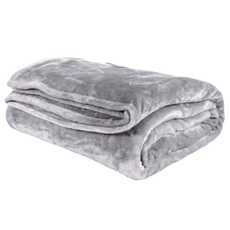 Das Baby Κουβέρτα Κούνιας 110x150εκ. Μονόχρωμη Velour Relax 1342 Γκρι Das Baby (Ύφασμα: Polyester, Χρώμα: Γκρι) - Das Baby - 620511111342