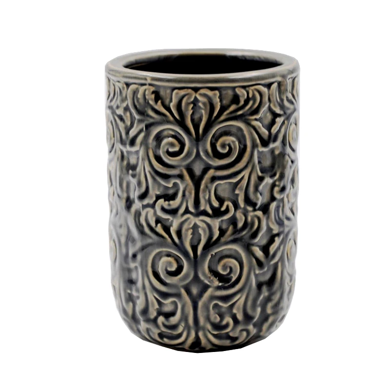 Royal Art Collection Βάζο Κεραμικό Γκρι Royal Art 16εκ. STA72231 (Υλικό: Κεραμικό, Χρώμα: Γκρι) - Royal Art Collection - STA72231